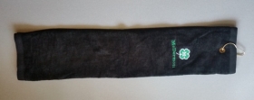 Handtuch McDermott schwarz ca.60x45cm mit Anhänger